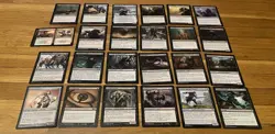 Black MTG Cards Lot *Heavily Played Bulk* - Image 1