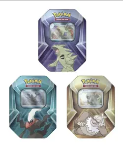 Pokemon TCG Triple Whammy Collector Tins (x3) - Darkrai - Slaking - Tyranitar - Image 1