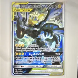 Pikachu & Zekrom GX TAG TEAM 240 HP SM168 SM Holo Promo Pokemon TCG English - Image 1