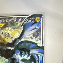 Pikachu & Zekrom GX TAG TEAM 240 HP SM168 SM Holo Promo Pokemon TCG English - Image 4