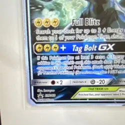 Pikachu & Zekrom GX TAG TEAM 240 HP SM168 SM Holo Promo Pokemon TCG English - Image 5