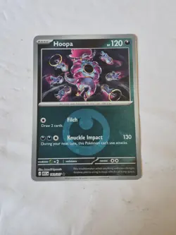 Hoopa (Energy Symbol Pattern) 141/217 Ascended Heroes Pokemon Reverse Holo NM - Image 1