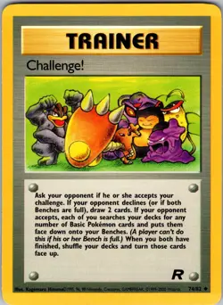 Challenge! 74/82 Team Rocket Pokemon LP Unlimited - Image 1