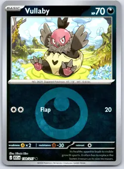 Vullaby (Energy Symbol Pattern) 138/217 Ascended Heroes Pokemon Reverse Holo NM - Image 1