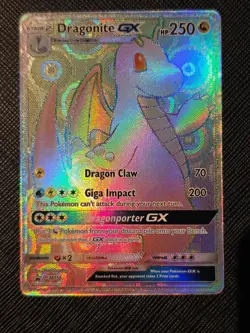 Pokemon 2018 Sun and Moon Black Star Promo Dragonite GX #SM156 NM-MT Condition - Image 1