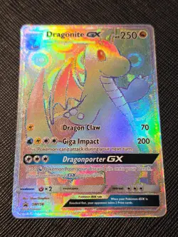 Pokemon 2018 Sun and Moon Black Star Promo Dragonite GX #SM156 NM-MT Condition - Image 2