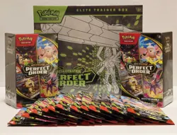 Pokemon TCG Perfect Order "Sealed" Lot-1 ETB+2 Booster Bundles+12 Booster Packs - Image 1