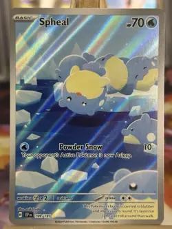 Pokemon Sv08: Surging Sparks Spheal 199/191 Full art Holo - Image 1