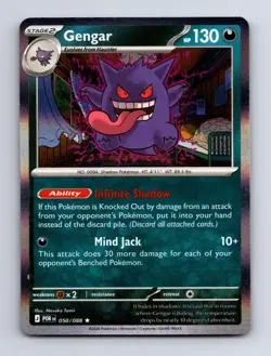 Gengar 050/088 Rare Perfect Order Pokemon Holo Near Mint - Image 1