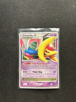 CRESSELIA LV.X 103/106 HOLO LV.X RARE GREAT ENCOUNTERS POKEMON LP - Image 1