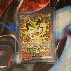 Pokemon TCG Meowth EX 121/088 Ultra Rare Holo EX English - Image 1
