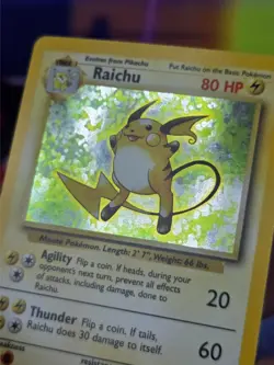 Pokemon TCG Raichu Base Set 14/102 Holo 1999-2000 Wizards Base Set - Image 3