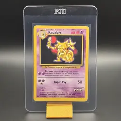 Kadabra 32/102 Uncommon Base Set Unlimited Pokemon Lightly Played - Image 1
