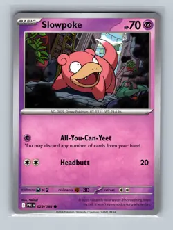 Pokemon TCG - Pitch Black - Slowpoke (Base Common) - 029/084 - Image 1