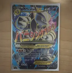 Pokemon M Mewtwo EX MEGA Ultra Rare Full Art Holo 159/162 Breakthrough 230 HP - Image 1