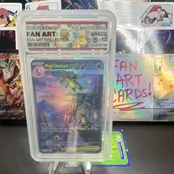 2026 Mega Charizard EX 001/001 Fan Art Collection Holo EX English Pokemon TCG - Image 1