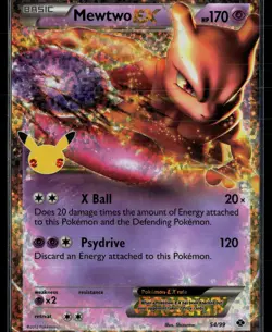 Mewtwo EX 54/99 Celebrations: Classic Collection Classic Collection Pokemon - Image 1
