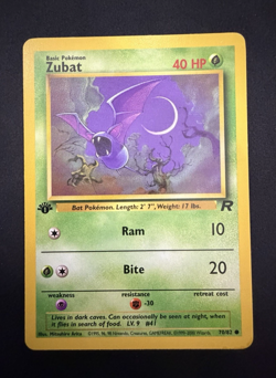 Pokemon 1st Edition Team Rocket Zubat 70/82 - LP - Image 1