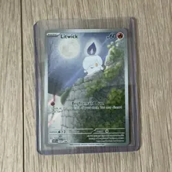 Litwick 101/086 Sv: White Flare Holo Illustration Rare English Basic 60 HP - Image 1