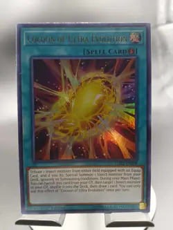 Yugioh Cocoon of Ultra Evolution LED2-EN009 Ultra Rare 1st Edition Near Mint - Image 1