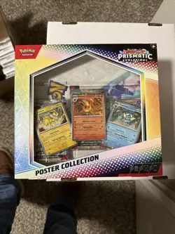 Pokemon TCG Scarlet & Violet Prismatic Evolutions Poster Collection Box - Image 1