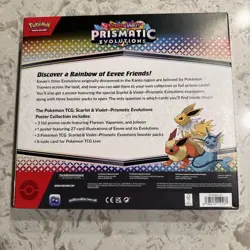 Pokemon TCG Scarlet & Violet Prismatic Evolutions Poster Collection Box - Image 2