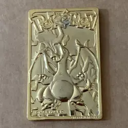 Vintage 1999 Burger King Gold Charizard Pokemon Card - Image 1