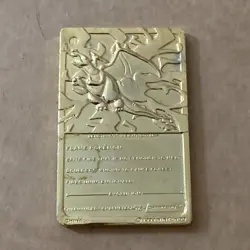 Vintage 1999 Burger King Gold Charizard Pokemon Card - Image 2