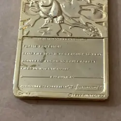 Vintage 1999 Burger King Gold Charizard Pokemon Card - Image 3