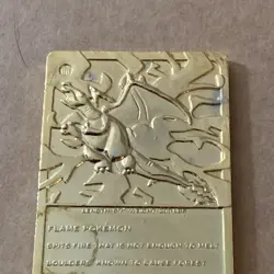 Vintage 1999 Burger King Gold Charizard Pokemon Card - Image 4