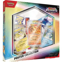 Pokemon TCG Scarlet & Violet Prismatic Evolutions Poster Collection Box Sealed - Image 1