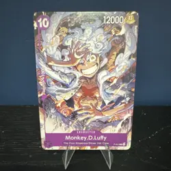 Namco One Piece CCG Monkey.D.Luffy Character P-041 Promo 12000 Power - English - Image 1