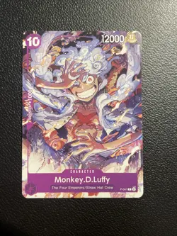 2022 One Piece Promos English Monkey D Luffy Starter Deck 18: PURPLE #P-041 - Image 1