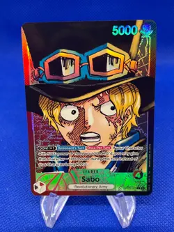 One Piece Awakening of the New Era Sabo OP05-001 Alternate Art Parallel Leader - Image 1