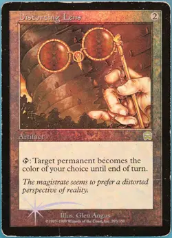 Distorting Lens FOIL Mercadian Masques (HP/DAMAGED) CARD (276925) ABUGames - Image 1