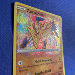 Pokemon Zamazenta 102/185 Swsh04: Vivid Voltage Amazing Rare Card - NM - Image 2