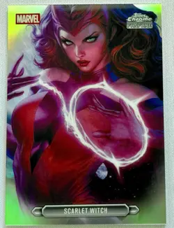 2026 TOPPS CHROME Marvel SCARLET WITCH FanFare Card FF-36 - Image 1