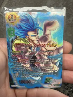 SSB Gogeta Supreme Fusion BT19-069 Z Leader Foil Dragon Ball Super Card Game NM - Image 1