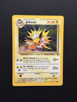 Pokemon TCG Jolteon Jungle 4/64 Holo Unlimited Holo Rare - Image 1