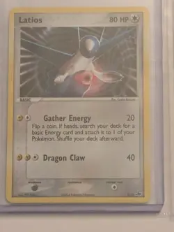 Latios 2/10 Latias 4/10 Holo Pair EX Trainer Kit Pokemon Cards 2004 - Image 2
