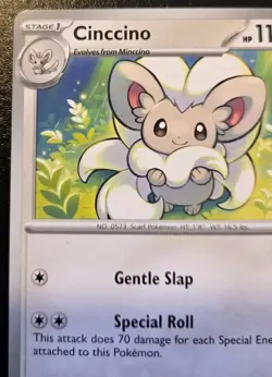 Cinccino 137/162 Uncommon Scarlet & Violet: Temporal Forces Pokemon TCG - Image 2