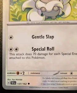 Cinccino 137/162 Uncommon Scarlet & Violet: Temporal Forces Pokemon TCG - Image 4