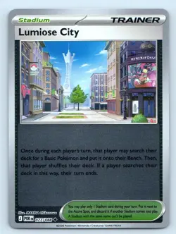 Lumiose City 077/088 Uncommon Perfect Order Pokemon Reverse Holo Near Mint - Image 1