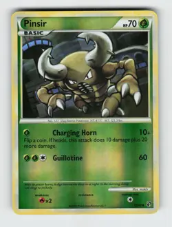 Pinsir 32/90 - Pokemon - HGSS Undaunted - Reverse Holo Uncommon - LP - Image 1