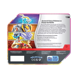 Pokemon TCG Paradox Tin (Gouging Fire EX, Sealed w/ 5 Booster Packs) - Image 5