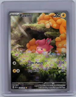PAWMI 226/091 ILLUSTRATION RARE PALDEAN FATES POKEMON NM/M - Image 1