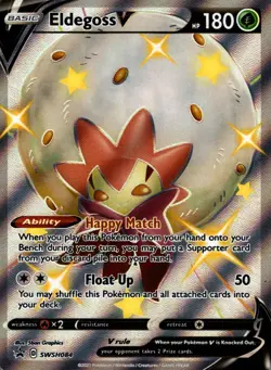 Eldegoss V SWSH084 Holo Promo Sword & Shield Promo Pokemon Holo Near Mint - Image 1