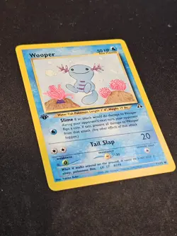 Pokemon TCG Wooper 71 1st Edition Neo Discovery Mint Near Mint - Image 2