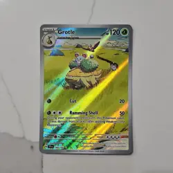 Pokemon TCG Grotle Illustration Rare Holo SV05 Temporal Forces 164/162 120HP Eng - Image 1