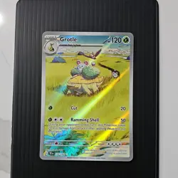 Pokemon TCG Grotle Illustration Rare Holo SV05 Temporal Forces 164/162 120HP Eng - Image 2